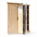 Armoire en bois de chêne clair avec étagères internes dimensions 150 x 80 x 200 cm